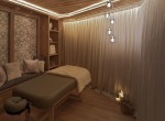 massage room in chalet Sorbiers Courchevel