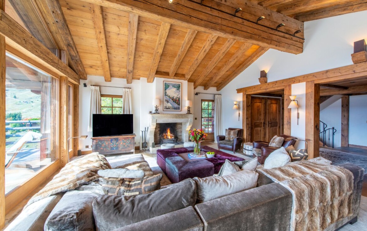 old world charm in Verbier chalet